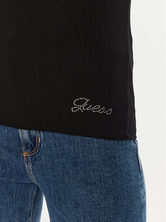Guess Guess Bluse Kyla W4BP51 KBCO2 Schwarz Regular Fit