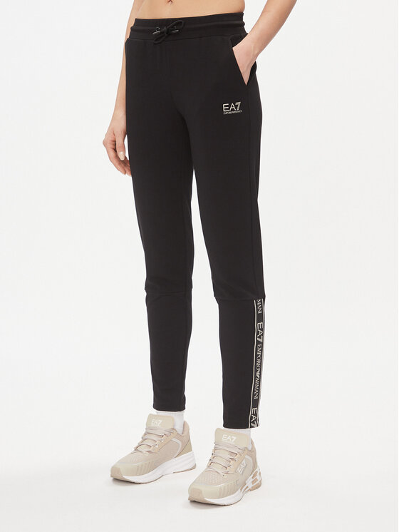 EA7 Emporio Armani EA7 Emporio Armani Trenerka 6RTV56 TJKWZ 1200 Crna Regular Fit