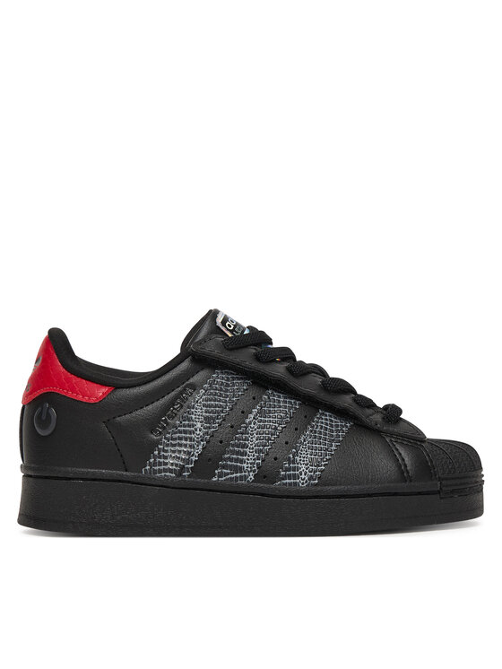adidas Sneakers Superstar Led Lights Comfort Closure Elastic Lace Shoes IH6388 Negru