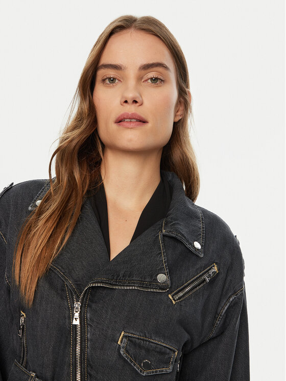 Guess Guess Kurtka jeansowa W5RN58 D5LF1 Granatowy Regular Fit
