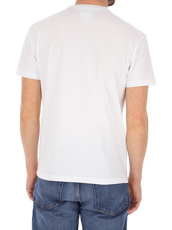 Tシャツ・カットソー DSQUARED2 Men T-shirt White S74GD1445D20020 100 Dsquared2 men's oversized T-shirt with printed logo