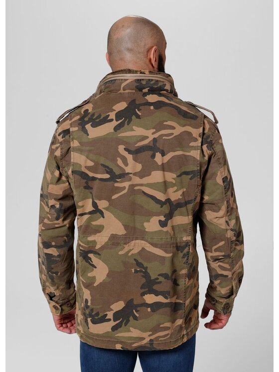 PITBULL PITBULL Kurtka przejściowa M65 Kolorowy Regular Fit