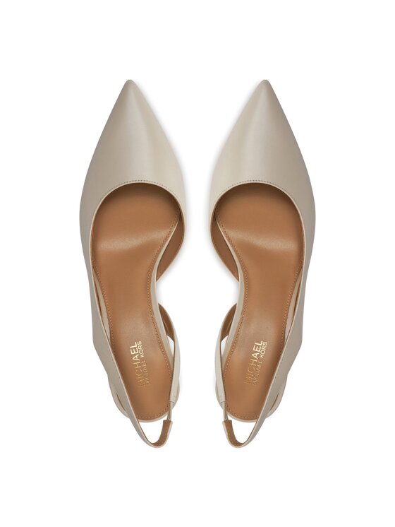 MICHAEL Michael Kors MICHAEL Michael Kors Szpilki Alina Flex Sling Pump 40R4HNMP1L Écru