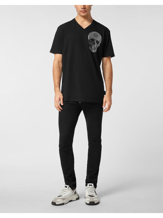 PHILIPP PLEIN PHILIPP PLEIN T-shirt 27155 Nero Regular Fit