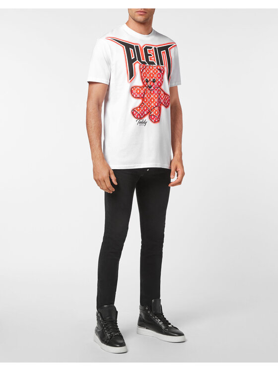 PHILIPP PLEIN PHILIPP PLEIN T-shirt 4799 Bianco Regular Fit