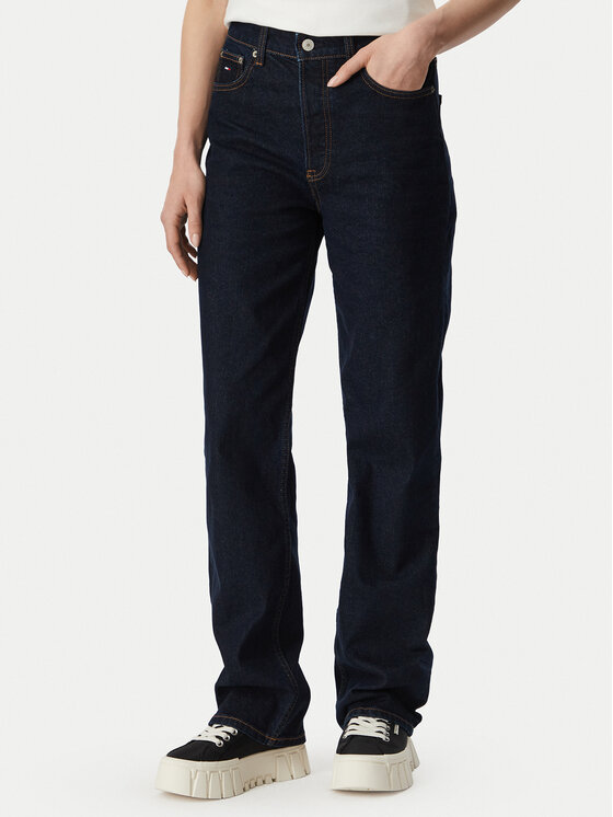 Tommy Jeans Tommy Jeans Jeansy DW0DW23030 Tmavomodrá Straight Fit