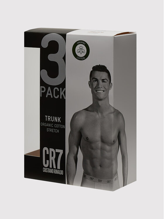 Cristiano Ronaldo CR7 Cristiano Ronaldo CR7 Komplekti kuulub 3 paari boksereid Basic 8100-49-2716 Värviline