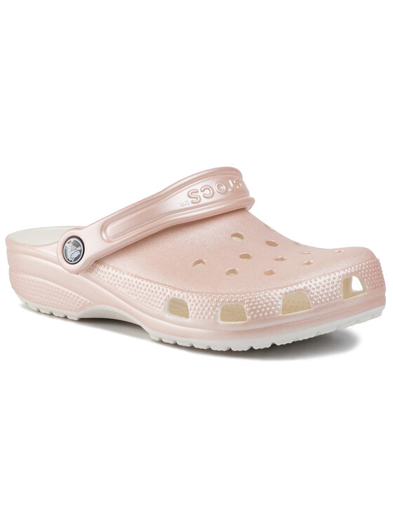 Rose gold hotsell metallic crocs