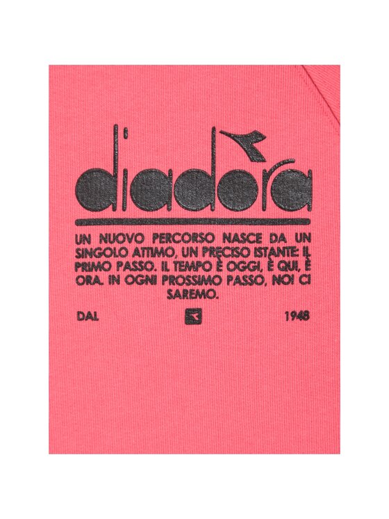 Diadora Diadora Bluza L. HOODIE CROP MANIFESTO Różowy Regular Fit