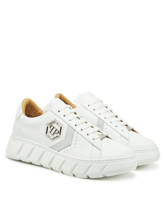 PHILIPP PLEIN PHILIPP PLEIN Sneakersy SAES USC0698 PLE075 Biały