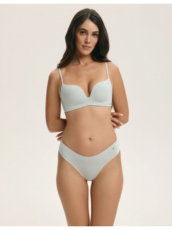 Esotiq Esotiq Biustonosz push-up 45206 Zielony jasny