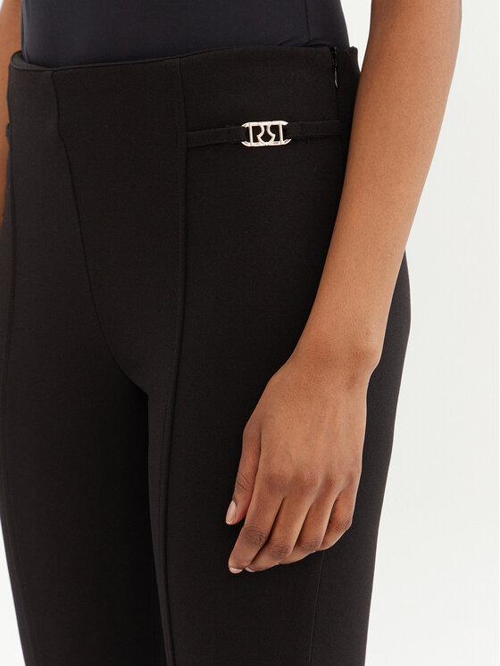 Rinascimento Rinascimento Pantaloni din material CFC0122426003 Negru Regular Fit