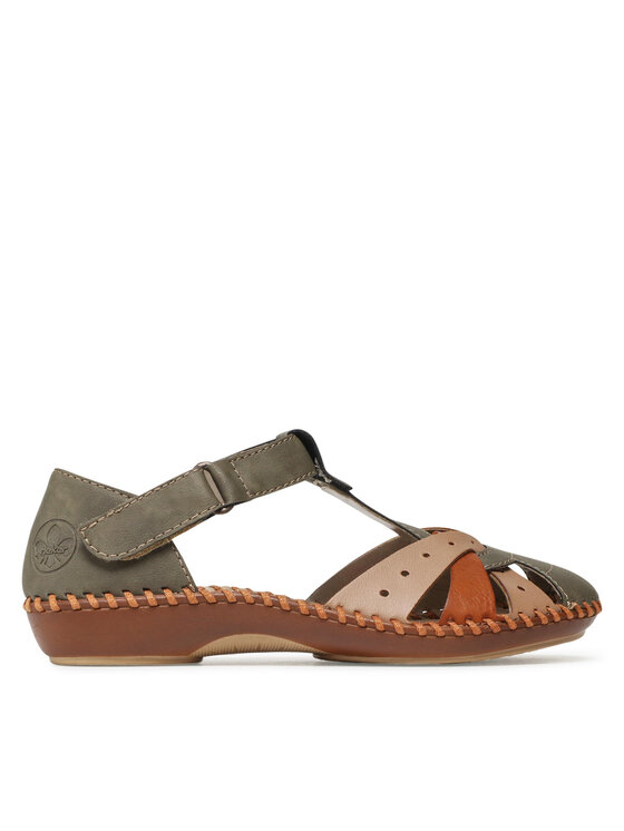 Rieker Rieker Sandales M1655-54 Zaļš