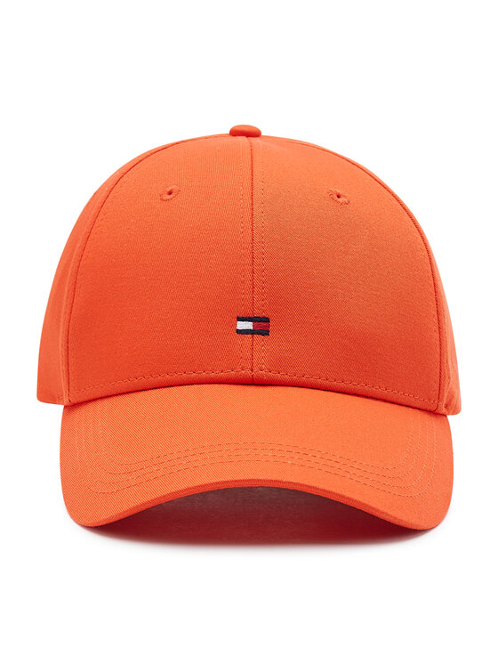 Tommy Hilfiger Tommy Hilfiger Шапка с козирка Essential Flag AM0AM10355 Оранжев