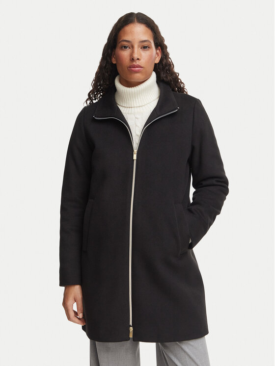 Marella Marella Palton de iarnă Bacio 2625496102 Negru Regular Fit