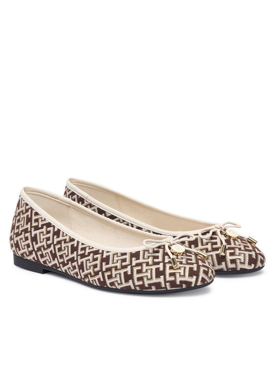 Tommy Hilfiger Tommy Hilfiger Балеринки Th Charm Jacquard Ballerina FW0FW09504 Цветен