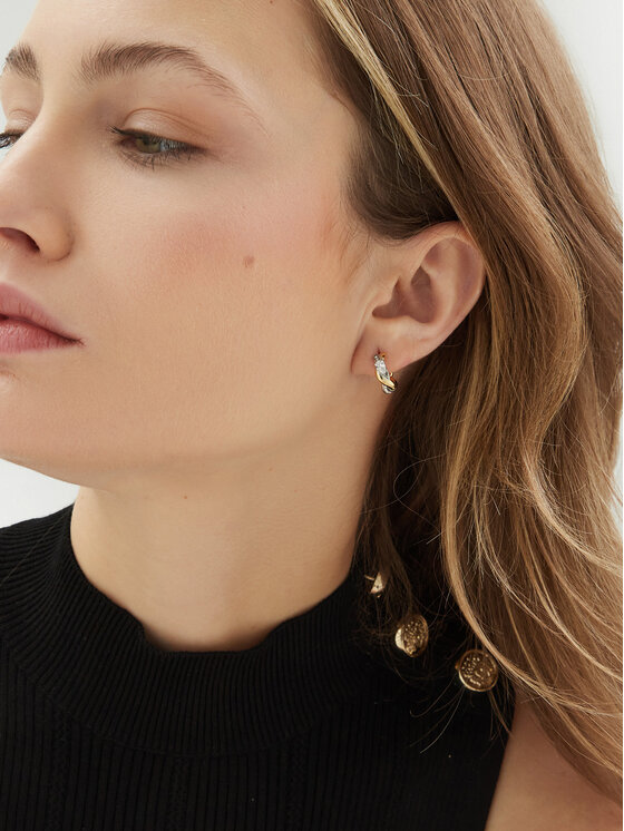 Guess Guess Náušnice JUBE05 065JW Zlatá