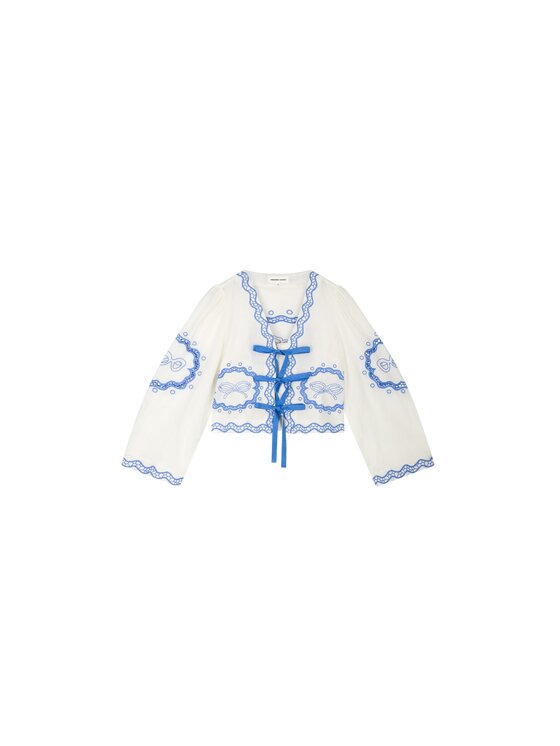 Fabienne Chapot Fabienne Chapot Bluzka 8719561386165 Beżowy Regular Fit