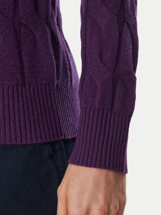 Tommy Hilfiger Tommy Hilfiger Pullover WW0WW43586 Violett Regular Fit