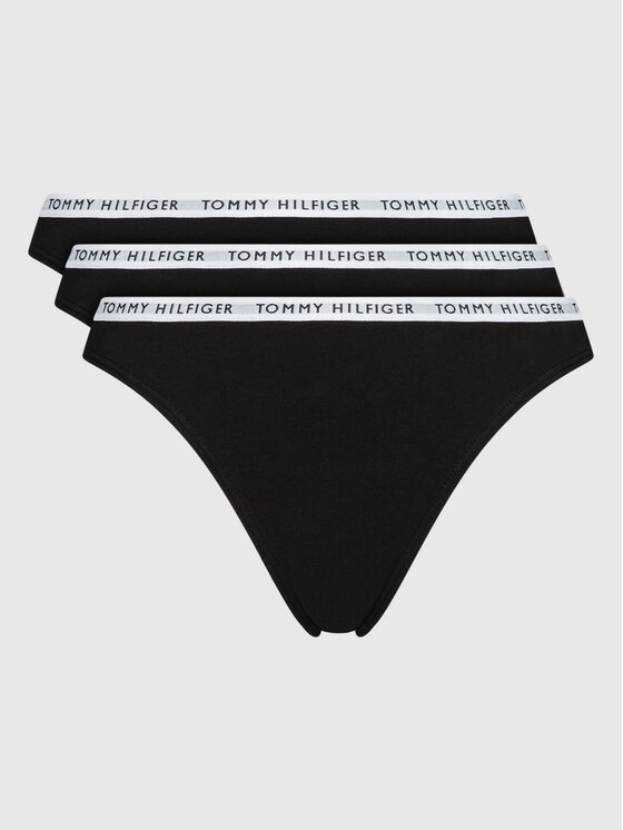 Tommy Hilfiger Tommy Hilfiger Set di 3 culotte classiche UW0UW02828 Nero