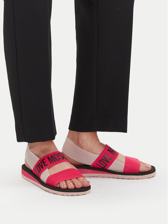 LOVE MOSCHINO LOVE MOSCHINO Sandály JA16033G0MJN460C Růžová