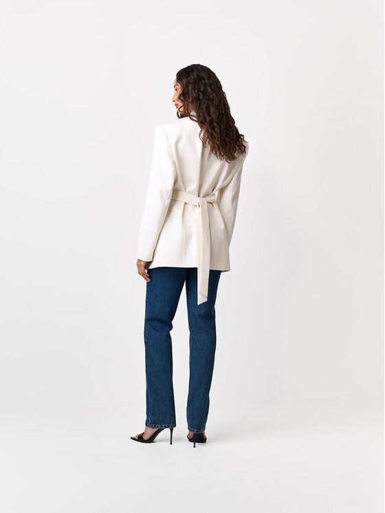 La Mania La Mania Giacca da abito ELAIA Crema Basic Fit