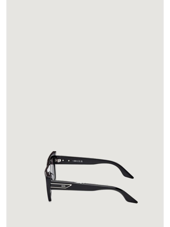 GCDS GCDS Okulary przeciwsłoneczne Gatto Czarny