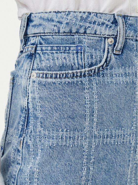 Karl Lagerfeld Jeans Karl Lagerfeld Jeans Jeansrock A2W12013 Blau Regular Fit