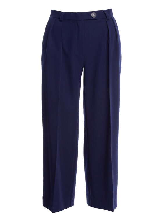 Stylove Stylove Spodnie damskie S139 Granatowy Wide Leg