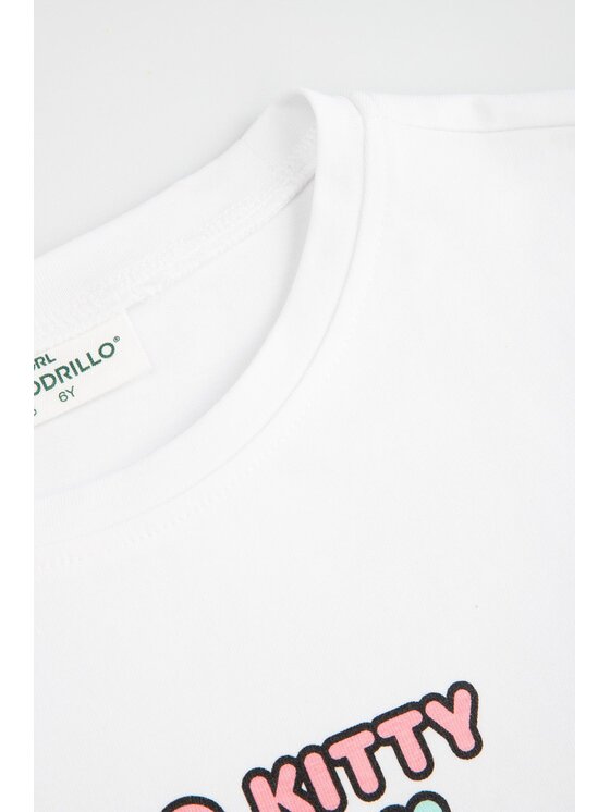 Coccodrillo Coccodrillo Tričko WC6143206LGD-001 Biela Regular Fit
