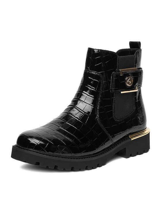 Remonte Remonte Īsie zābaki D8684-03 Melns
