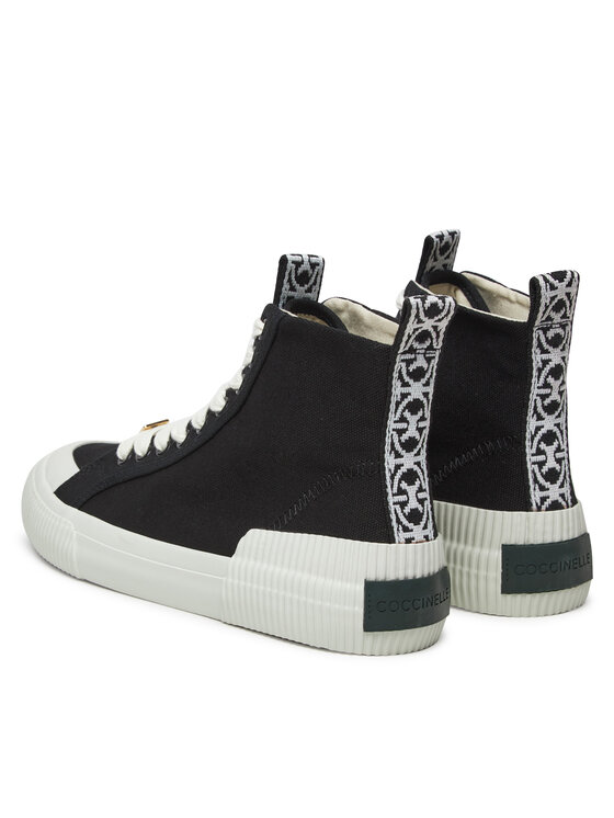 Coccinelle Coccinelle Sneakers aus Stoff E4 SXG 24 02 01 Schwarz