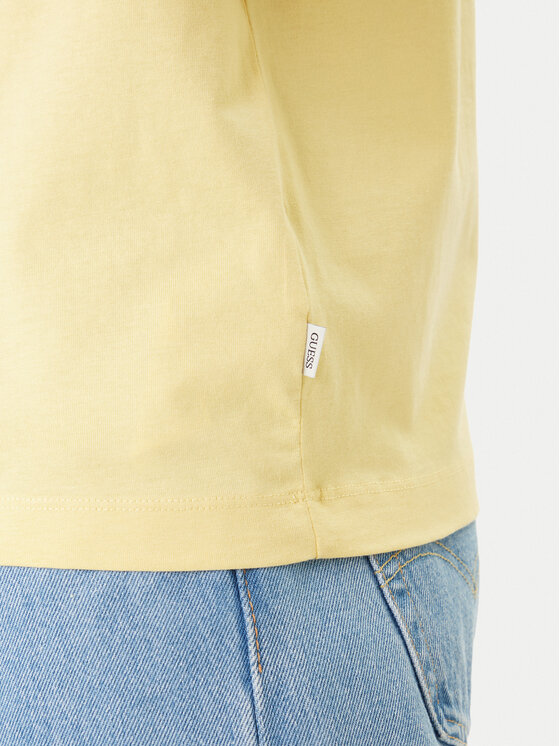 Guess Jeans Guess Jeans T-Shirt M6RI45 K8HM0 Κίτρινο Oversize