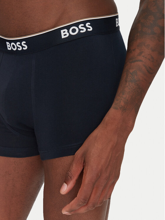 BOSS BOSS Komplet 3 par bokserek Trunk 3P Power 50531684 Niebieski