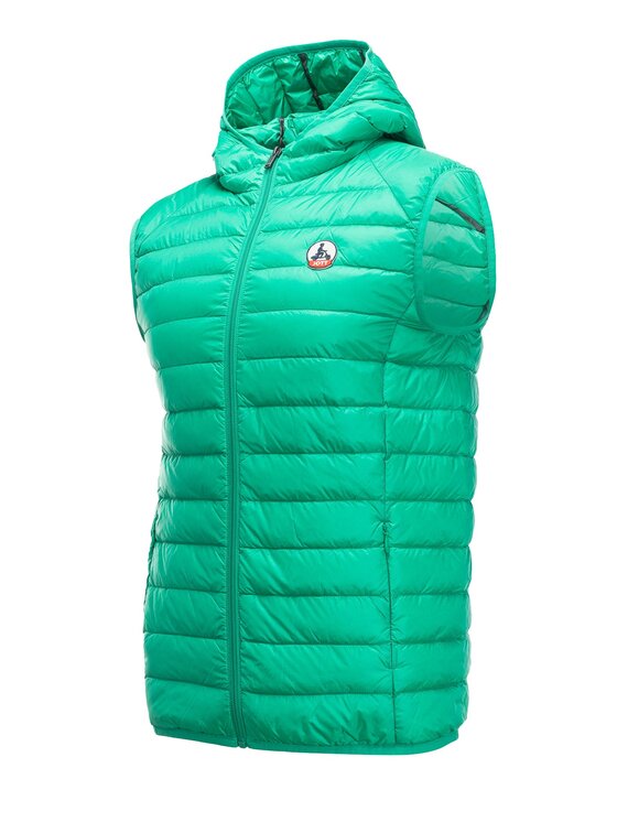 Jott Jott Kamizelka PS23MDOW03-243_XL Zielony Regular Fit