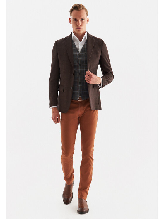 Pako Lorente Pako Lorente Kamizelka P22SF-8X-007 Szary Slim Fit