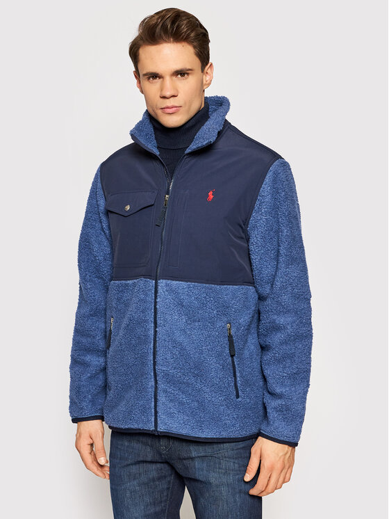 Veste bleu discount marine ralph lauren