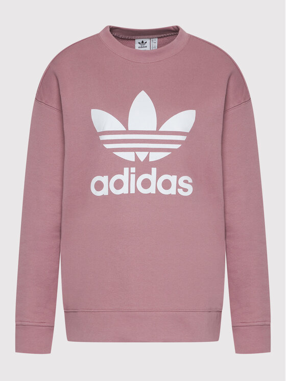 adidas Sweatshirt adicolor Trefoil HE9536 Violett Regular Fit Modivo