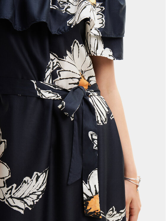 Desigual Desigual Vasarinė suknelė Georgeo 24SWVW02 Juoda Regular Fit
