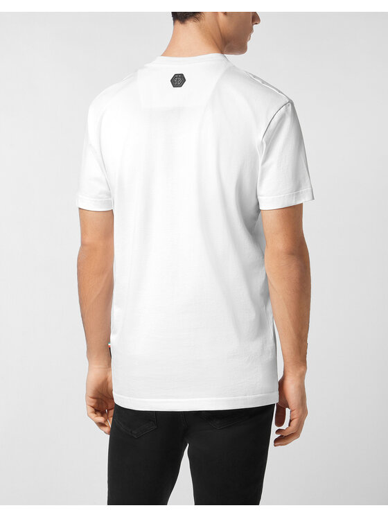 PHILIPP PLEIN PHILIPP PLEIN T-Shirt 27153 Biały Regular Fit