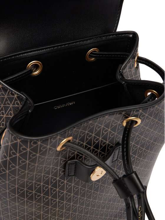 Calvin Klein Calvin Klein Ruksak Emblem Aop Mini Backpack LV04F3507G Čierna