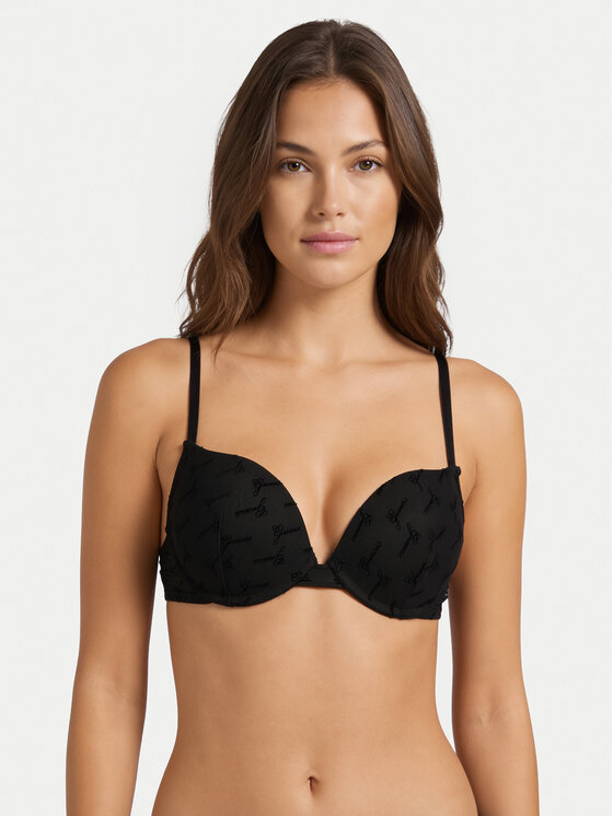Guess Guess Сутиен push-up O6BC18 K5006 Черен