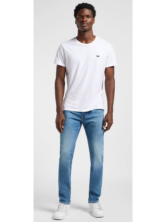 Lee Lee Jeansy Rider Niebieski Slim Fit