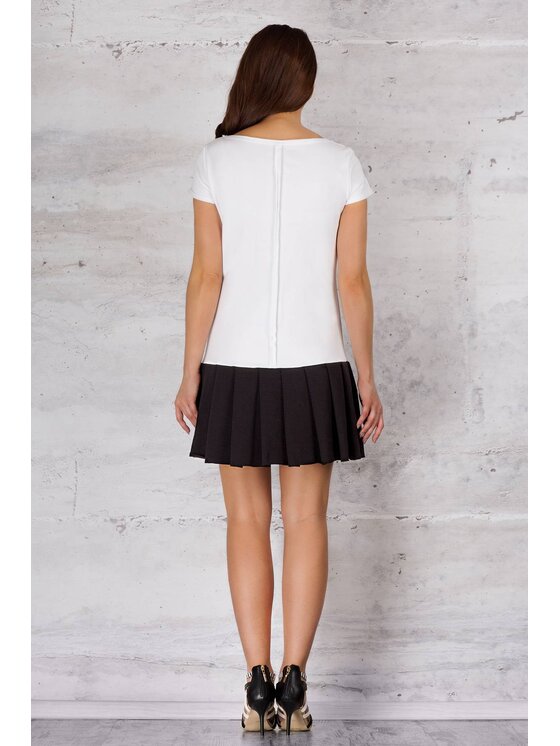 Infinite You Infinite You Sukienka letnia M060 Biały Basic Fit