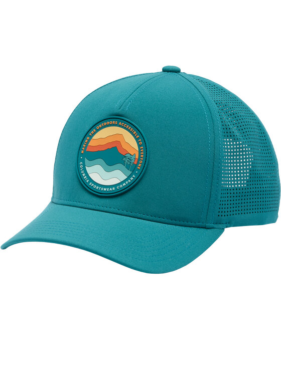 Czapka z daszkiem Columbia, Zielone, Columbia Mountaincap 3D Stretch Snap Back Hat