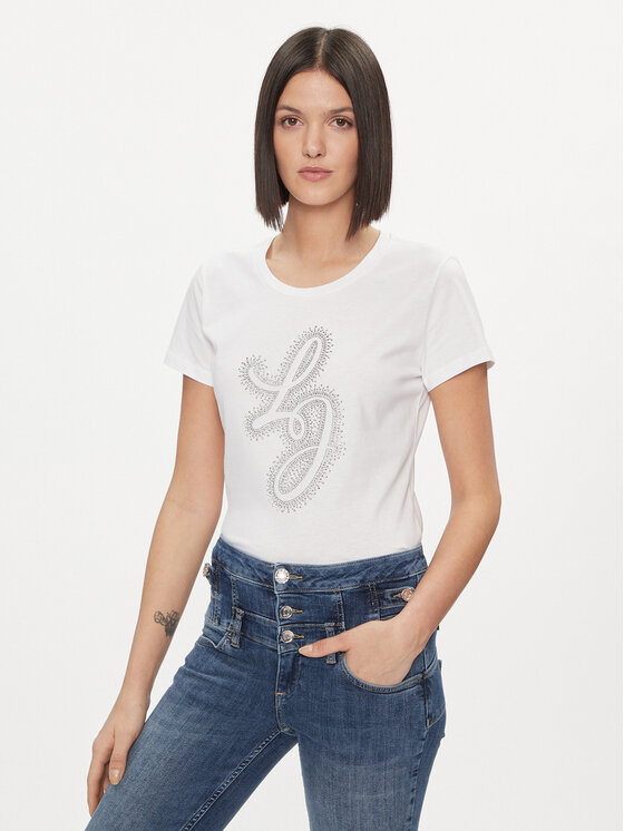 Liu Jo Liu Jo Marškinėliai WA4051 JS923 Balta Regular Fit