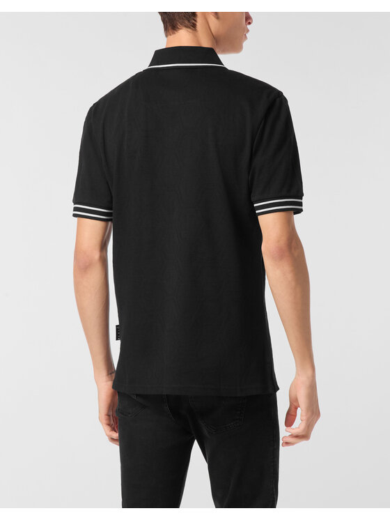 PHILIPP PLEIN PHILIPP PLEIN Polo 25571 Nero Slim Fit