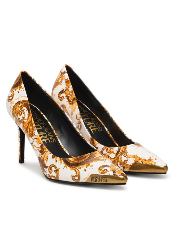 Versace Jeans Couture Versace Jeans Couture Туфлі на шпильці 80VA3S50 ZS366 G03 Білий