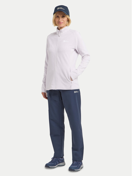 Jack Wolfskin Jack Wolfskin Flis Baiselberg 1711401 Ljubičasta Regular Fit