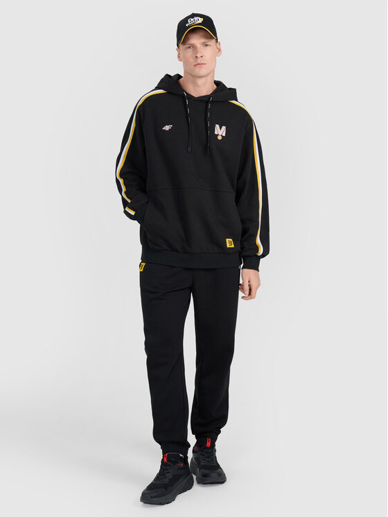 4F 4F Bluza TEAMWEAR Czarny Regular Fit